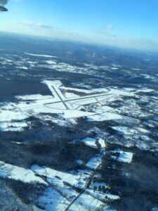 airport in snow